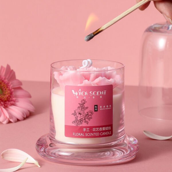 Peony flower shape high-grade rose incense