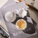 A high-end fragrance in a creative eggshell shape