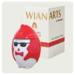 The figure is trendy and plays with a sense of luxury and the doll is fragrant