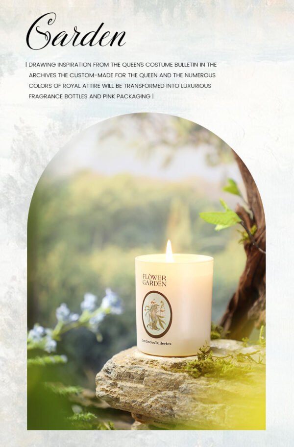 French luxury candle scented