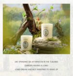 French luxury candle scented