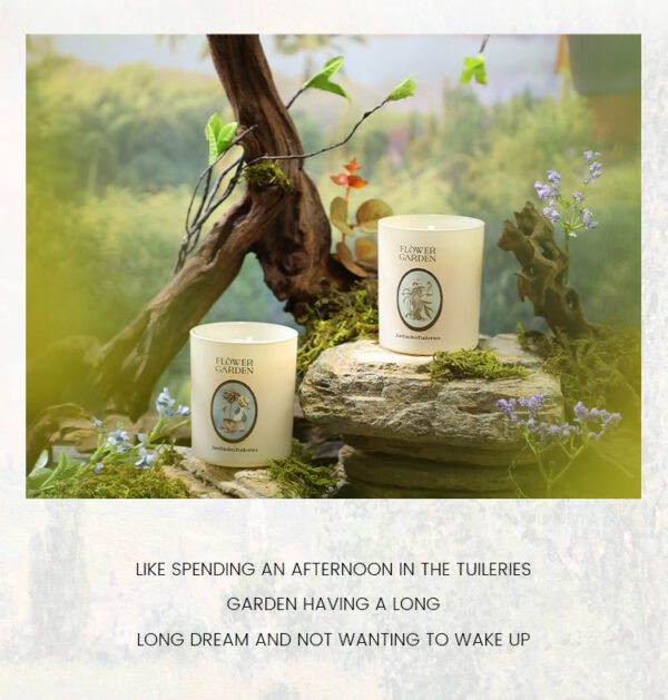 French luxury candle scented